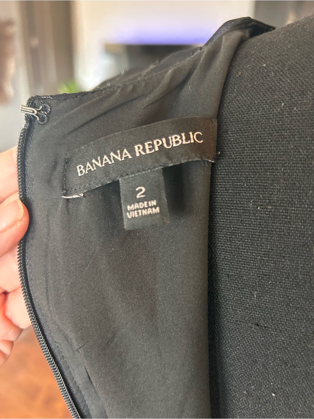 Black Banana Republic Dress size xs - Picture 3 of 5